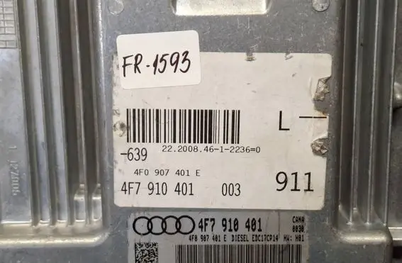 Audi A6 S6 C6 4F Engine control unit/module 4F7910401 4F0907401E 0281014724