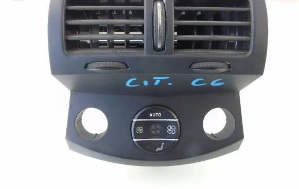Citroen C6 Dash center air vent grill 9646014077 96613218XT