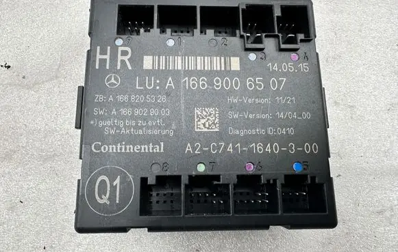 Mercedes-Benz GL X166 Door control unit/module A1669006507