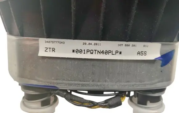 Volkswagen Polo VI Airbag squib ring wiring 1KM880201