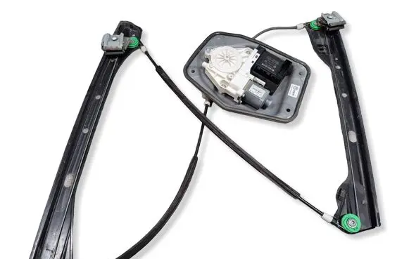Volkswagen Golf Plus Front door window regulator with motor 