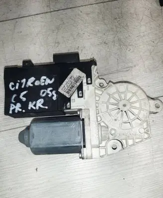 Citroen C5 Front door window regulator with motor 9632531880