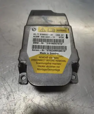 BMW 5 E60 E61 Airbag control unit/module 9160557