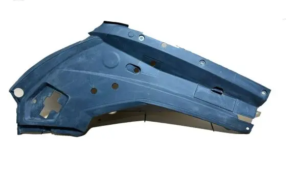 Engine bonnet/hood lock trim molding