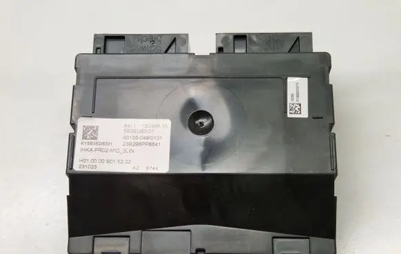 BMW i4 Air conditioning/heating control unit 16046610 5B3ED6301 23B296PP6641