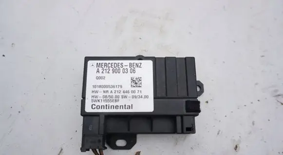 Mercedes-Benz C W204 Fuel injection pump control unit/module A2129000306