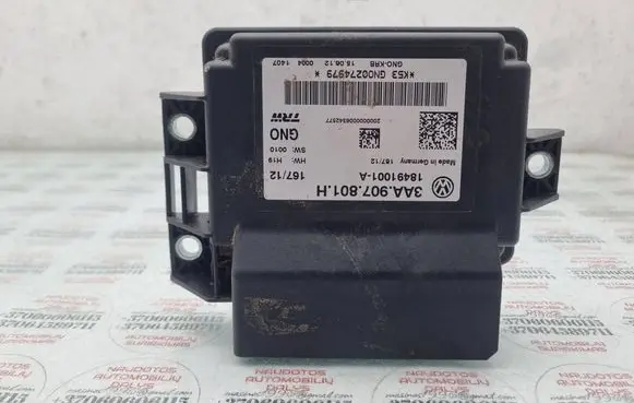 Volkswagen PASSAT B7 Hand brake control module 3AA907801H