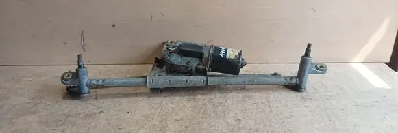 Front wiper linkage and motor