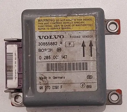 Volvo S40, V40 Airbag control unit/module 0285001147 962700391F 30855882