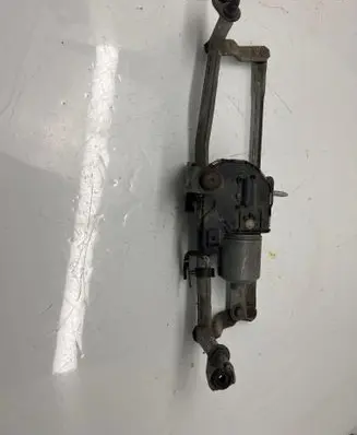 Front wiper linkage and motor