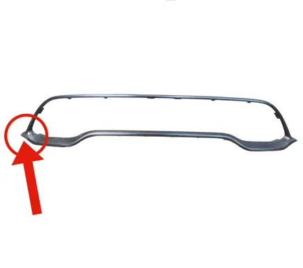 Dodge Durango Front bumper upper radiator grill 6UZ38RXFAA