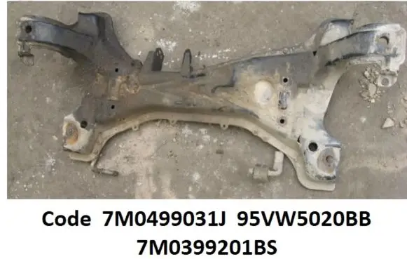 Seat Alhambra (Mk1) Front subframe 7M0499031J 95VW5020BB