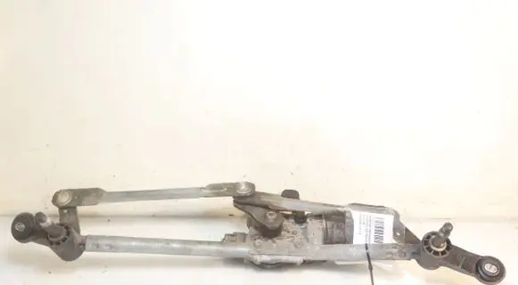 Front wiper linkage and motor