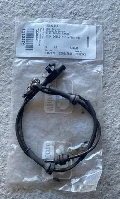Fiat Doblo ABS rear brake sensor 52081844 T238343 22827646