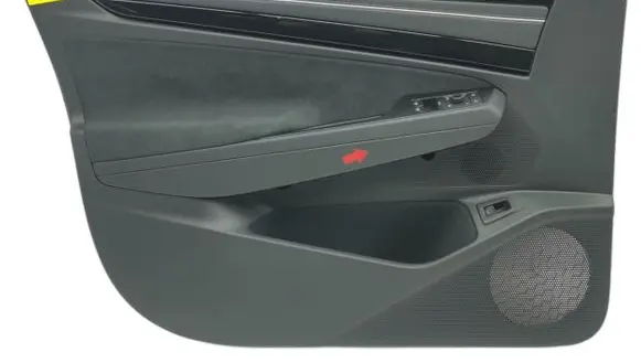 Front door card panel trim