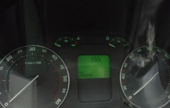 Skoda Octavia Mk2 (1Z) Speedometer (instrument cluster) 1Z0920800D