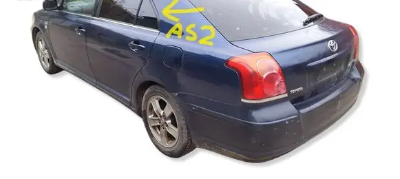 Toyota Avensis T250 Rear vent window glass AS2 REARLEFT FILM