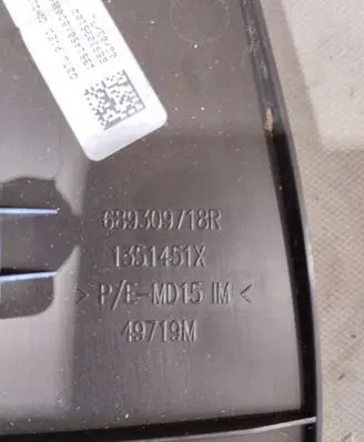 Renault Espace - Grand espace V Other center console (tunnel) element 689309718R 49719M 1351451X