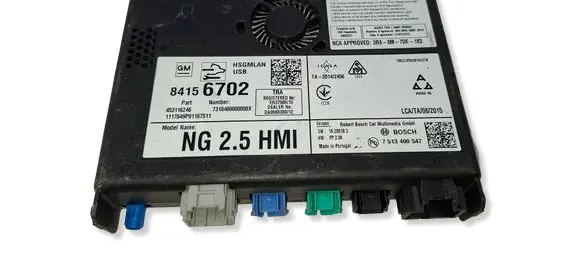 Opel Astra K GPS navigation control unit/module 7513400547 84156702