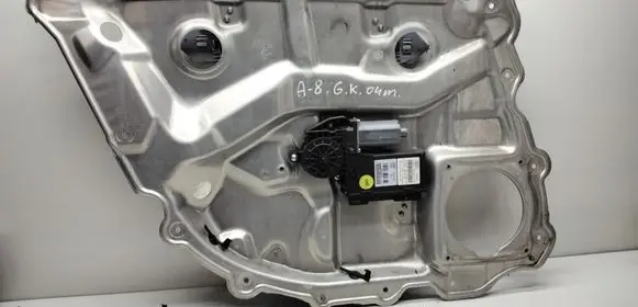 Audi A8 S8 D3 4E Rear door window regulator with motor 4E0839849 4E0910802A