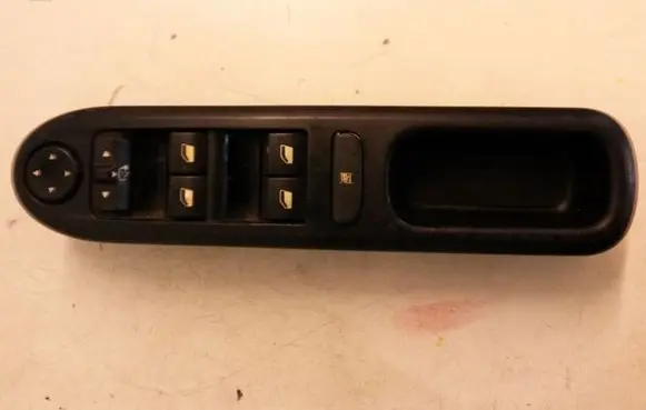Peugeot 407 Electric window control switch 96468704XT 96468704 53269735B