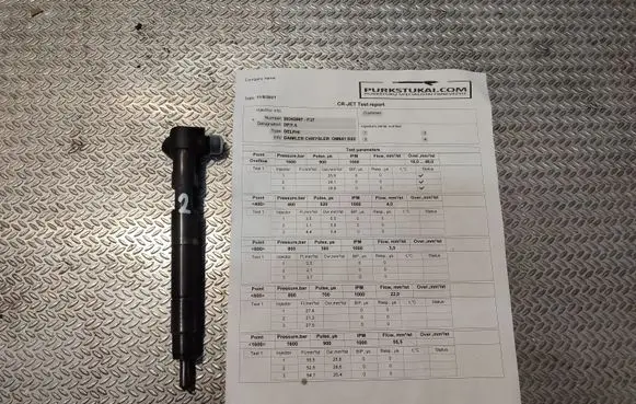 Mercedes-Benz Sprinter W906 Fuel injector A6510704987