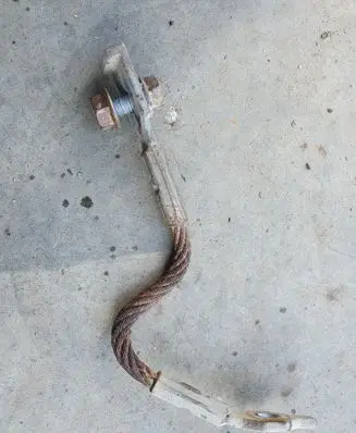 Volkswagen Amarok Negative earth cable (battery)