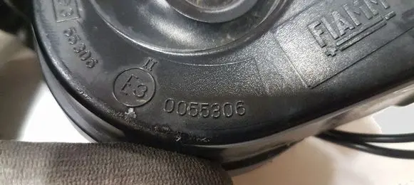 Peugeot 207 Horn signal 0055306 A046522 E355306