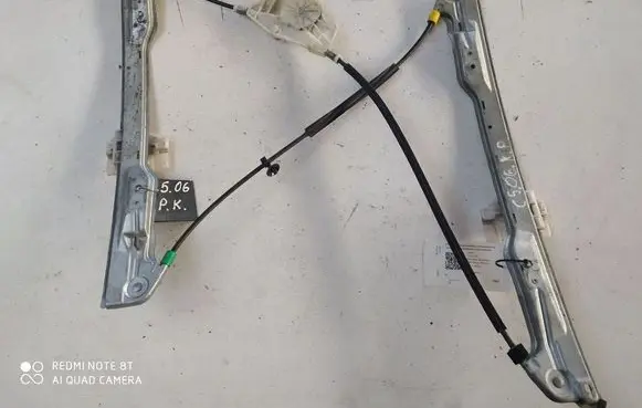 Citroen C5 Front window lifting mechanism without motor 9648486480