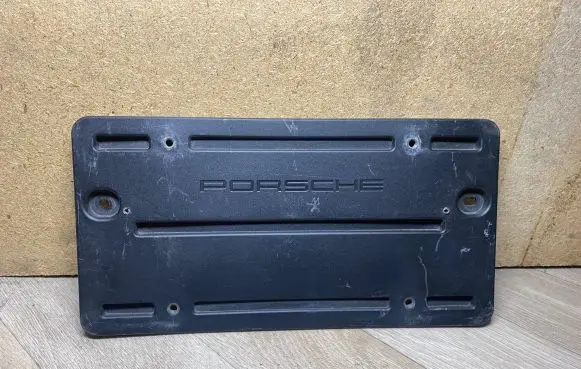 Porsche Cayenne (9Y0 9Y3) Number Plate Surrounds Holder Frame 9Y0827211B