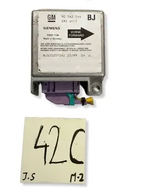 Opel Astra G Airbag control unit/module 90562544