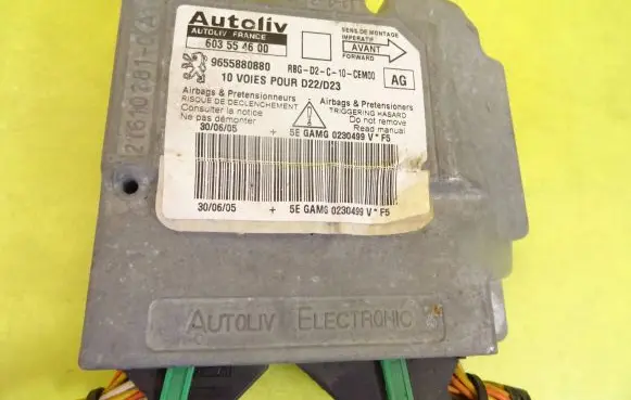 Peugeot 407 Airbag control unit/module 603554600 9655880880
