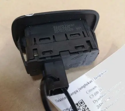 Citroen C5 Electric window control switch 96623726XT
