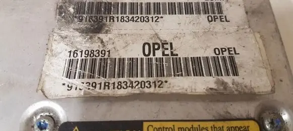 Opel Sintra ABS control unit/module 16198391