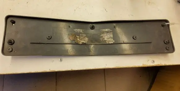 Mercedes-Benz E W211 Number plate surrounds holder frame A2118170178