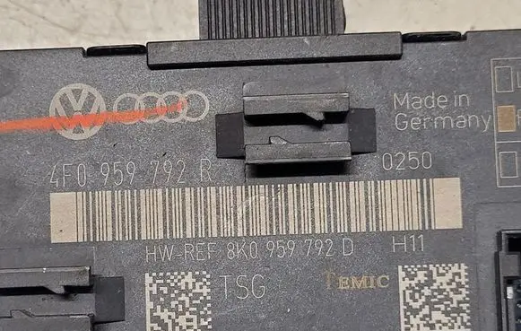 Audi A6 S6 C6 4F Door control unit/module 4F0959792R 8K0959792D