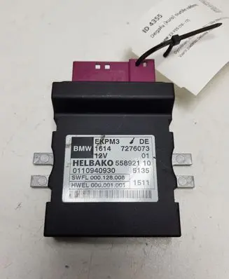 BMW X3 F25 Fuel injection pump control unit/module 7276073 16147276073