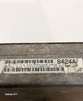 Chrysler Voyager Engine control unit/module 04748424AA 8424A P0474842AA