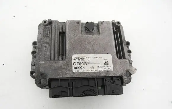 Ford C-MAX I Engine control unit/module 0281011263 4M5112A650NA