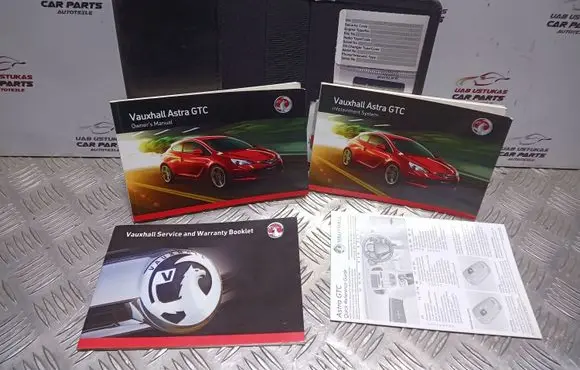 Opel Astra J Owners service history hand book 
