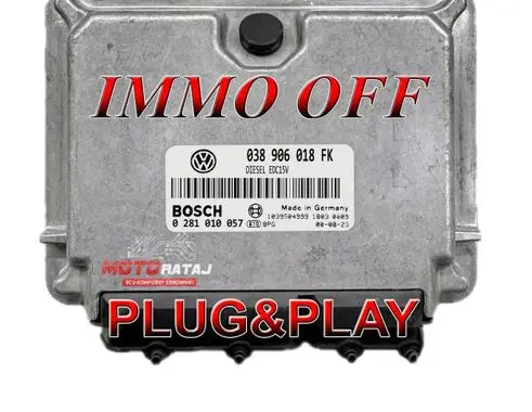 Volkswagen Caddy Engine control unit/module 038906018FK 1039S04999 0281010057