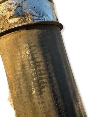 Mercedes-Benz C W204 Engine coolant pipe/hose A2045285882 2045285882
