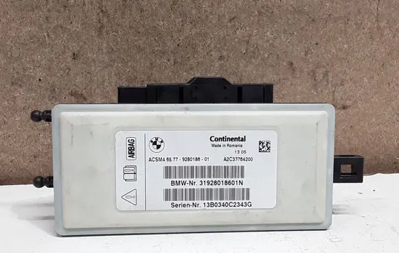 BMW 5 F10 F11 Airbag control unit/module 9280186