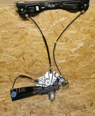 Front door window regulator with motor