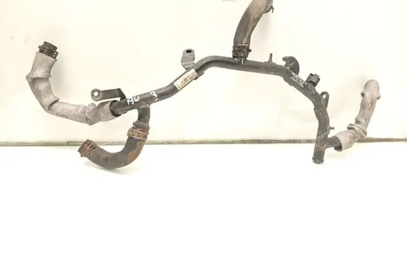 Volkswagen Touareg I Engine coolant pipe/hose 07Z121065M 07Z121064G