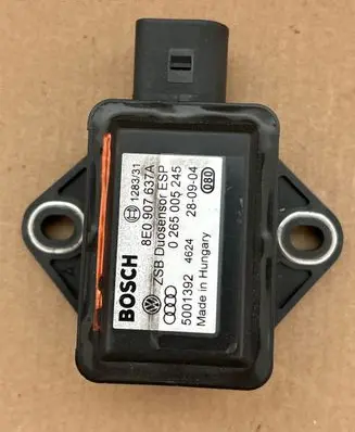 Volkswagen PASSAT B5.5 ESP acceleration yaw rate sensor 8E0907637A 5001392 0265005245