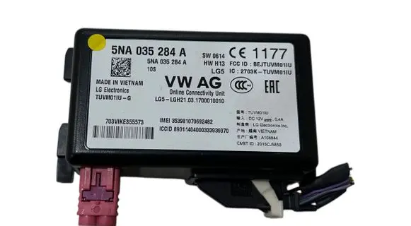 Volkswagen e-Golf Gateway control module 5NA035284A TUVM01IUG