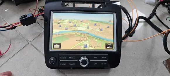 Volkswagen Touareg II Screen/display/small screen 7P6919603 QFVV006A