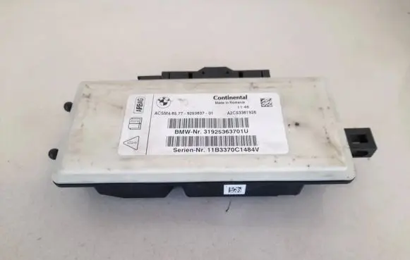 BMW 5 GT F07 Airbag control unit/module 65779253637 6577-9253637