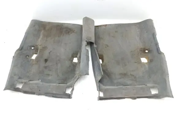 Mercedes-Benz S W126 Rear floor carpet liner 1266840429